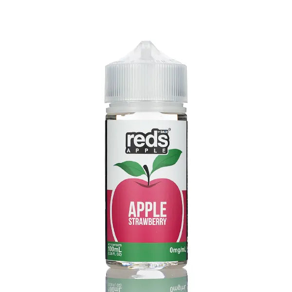 7 Daze Reds Apple - No Nicotine Vape Juice - 100ml - Black Coral